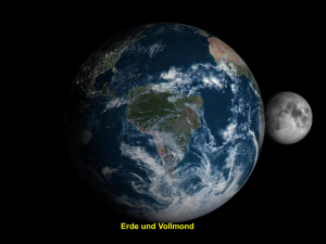 terre et pleine lune Photo prise Avec le Hubble-Télescope spatial [HST]
